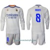 Conjunto (Camiseta+Pantalón Corto) Manga Larga Real Madrid Kroos 8 Primera Equipación 2021/22 - Niño